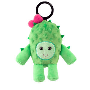 Scentsy Buddy Clip Prickly Cactus Plush Keychain Backpack Charm Green Toy